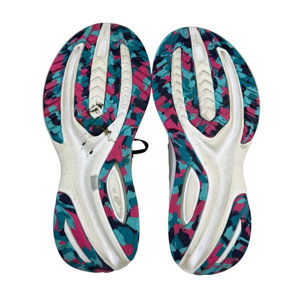 SAUCONY Guide 15 Women’s Sz 8.5 Gray Blue Gold Running Athletics Training Shoes - Picture 11 of 12